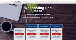 Desktop Screenshot of goneo.de